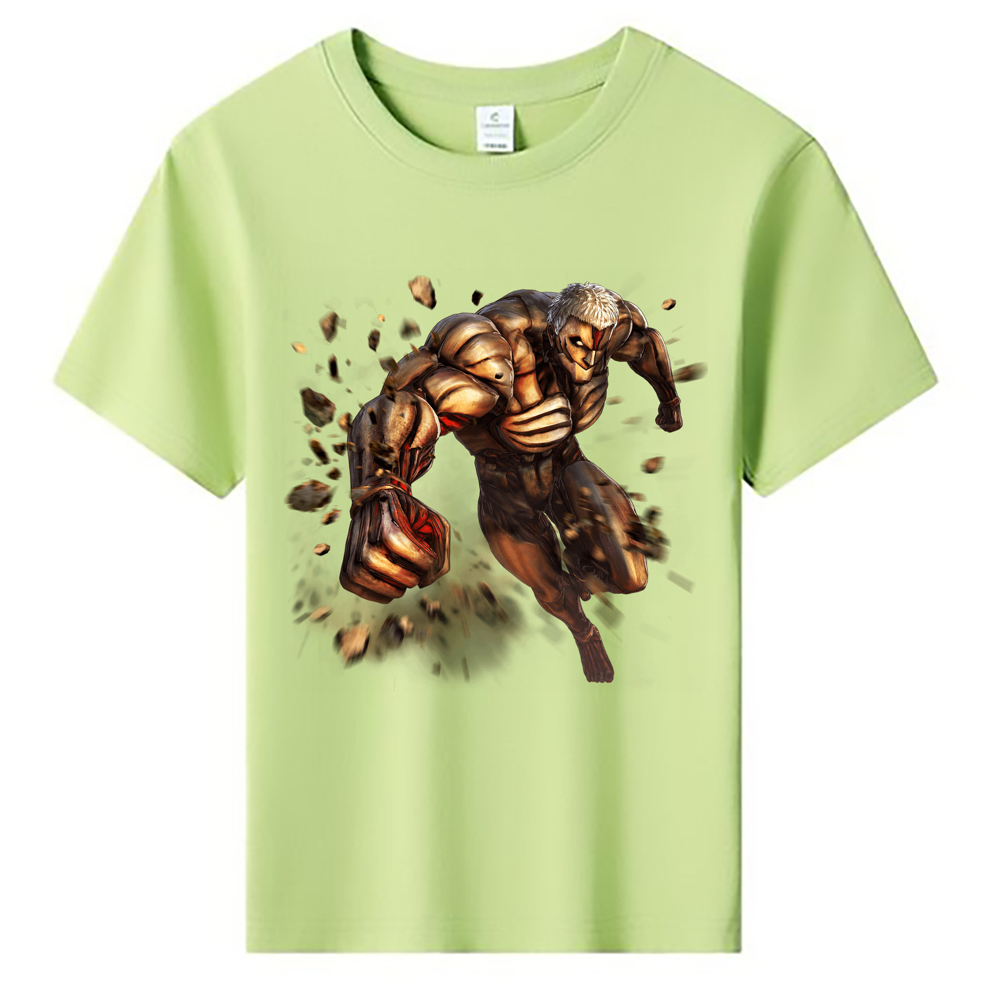 （画像用） 進撃の巨人 Attack on Titan 綿100％キッズTシャツ（フロントプリント）